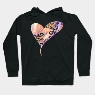 Heart Magical Color Light Art Hoodie